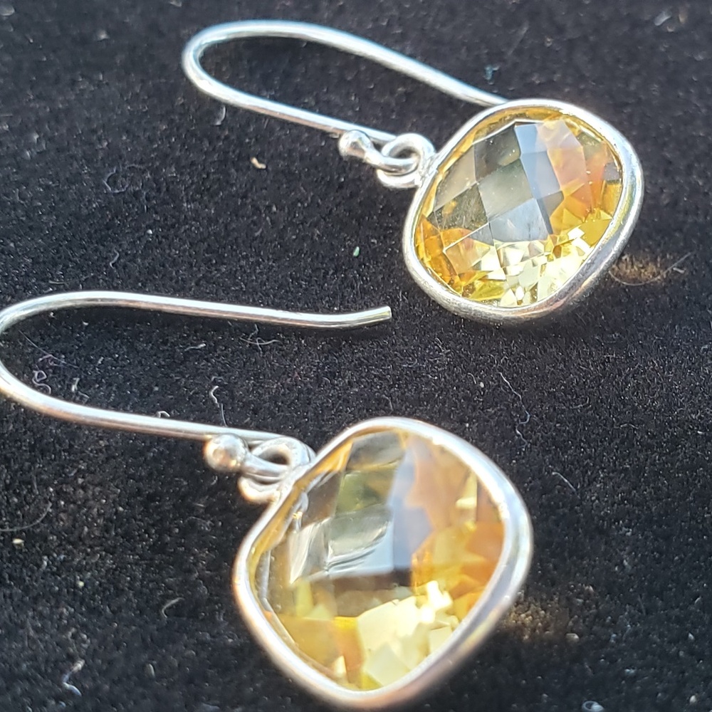 Citrine Dangle Earrings